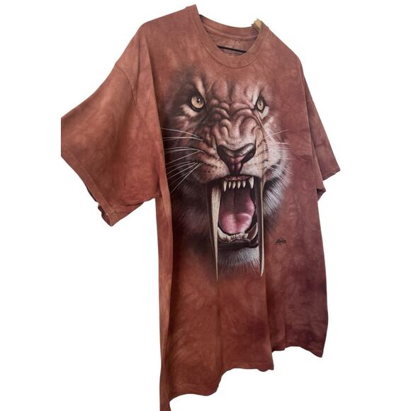 The Mountain Saber Tooth Tiger T-Shirt 2XL 2011 Jerry Lofaro 73765 100% Cotton - Picture 3 of 10
